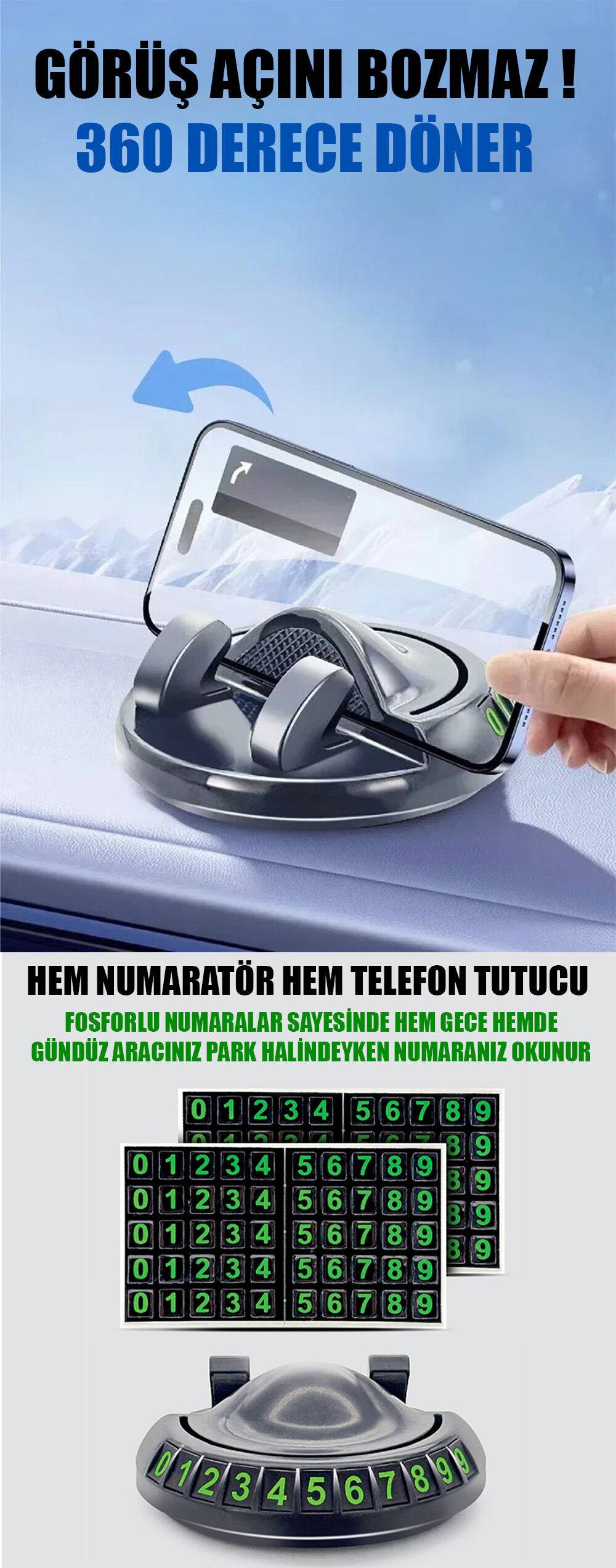 Araç Telefon Tutucu Detay